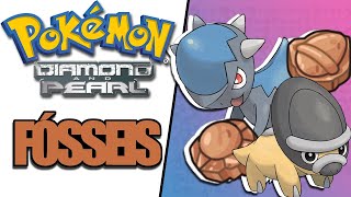 Como Encontrar Fósseis em Pokémon Diamond e Pearl [upl. by Noirod]