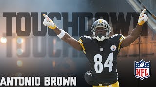 Every Antonio Brown Touchdown So Far  NFL Highlights [upl. by Atsuj]