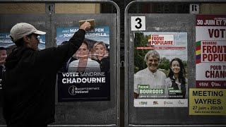 Wahl in Frankreich Mehr als 200 Kandidaten verzichten auf zweite Wahlrunde [upl. by Christan]