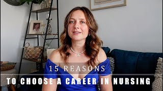 Top 15 advantages of a nursing career  Why do I like to be a nurse [upl. by Ennairod]