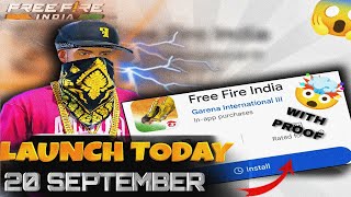 Garena Free Fire🔥 Finally Free Fire India आ गया 😎 Confirm Date Launch Today 🤯 freefire viral [upl. by Maryann190]