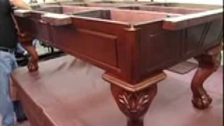 How to install a pool table  assembly part 2 [upl. by Ilatfen]