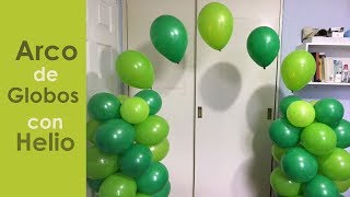 Arco de globos con helio [upl. by Ahsed]