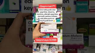 Clotrimazol💊Clotrimazol Aflofarm💊qaşıntıgöbelekekzemademirovdermatit [upl. by Notgnirrab]