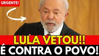 EITA VETO DO PRESIDENTE ASSUST0U TODO MUNDO [upl. by Faunia]