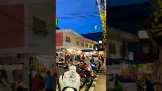 Koh Samui Lamai beach Thailand Night Walking shorts [upl. by Shenan]