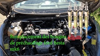 Comment remplacer les bougies de préchauffage ford fiesta mk6 [upl. by Naryb]