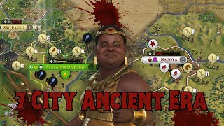 Nubia Archer Ultimate Devastation in Civilization 6 Deity [upl. by Llenaej]