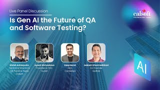 EXCLUSIVE PANEL DISCUSSION Is Gen AI the Future of QA and Software Testing [upl. by Llerehc256]