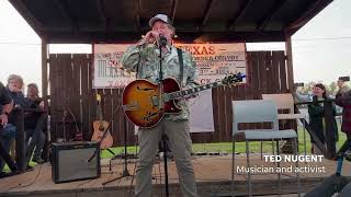 Sarah Palin Ted Nugent address Take Our Border Back Convoy in Texas organizer speaks on migrants [upl. by Bywaters]