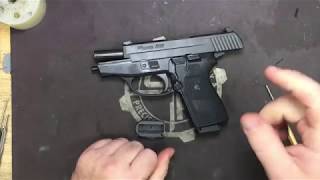 Sig Sauer P239 1 Mag Extension Installation [upl. by Eniamart]