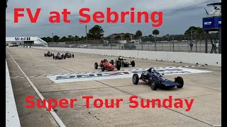 Formula Vee  2024 Sebring Sunday Super Tour [upl. by Leanna]