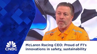 McLaren Racing CEO Proud of F1s innovations in safety sustainability [upl. by Wyck]