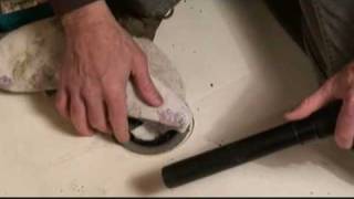 How to Remove Fiberglass Shower Pan Video [upl. by Syst]