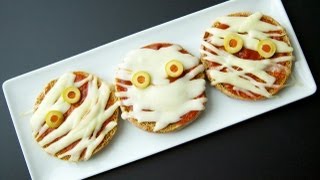 Kids Halloween Recipes Pizza Mummies  Weelicious [upl. by Delfine]