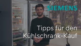 Kühlschränke kaufen Darauf solltest du achten I Siemens Kühlschränke [upl. by Liuqnoj]