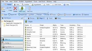 Adding Ingredients in BeerSmith 2 [upl. by Atneciv]