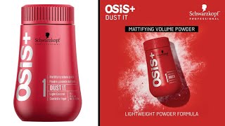 OSiS DUST IT Mattifying Powder amp Reviews [upl. by Tyre]