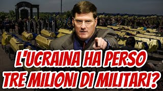 L’Ucraina ha perso tre milioni di militari [upl. by Oribelle]