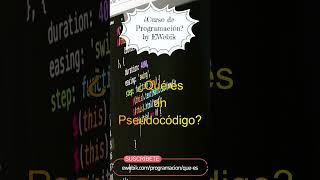 ⚡ ¿Qué es el Pseudocódigo  Curso Básico de Programación Para Principiantes en Español 2023 [upl. by Grishilda]