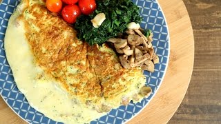 Mushroom And Cheese Omelette Recipe  Perfect Cheesy Omelette  The Bombay Chef  Varun Inamdar [upl. by Binetta]