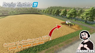 🚜FR TUTO FARMING SIMULATOR 22 Semer et récolter son Blé avec le mode saison [upl. by Fidelity]