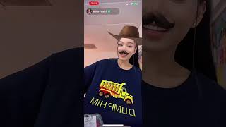 Bella Poarch  TikTok Live  24 OCT 2023 [upl. by Hoi144]