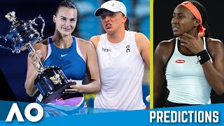 Swiatek amp Gauffs TRICKY Draws Sabalenka’s EASY Path  Australian Open 2024 Predictions [upl. by Pietra]