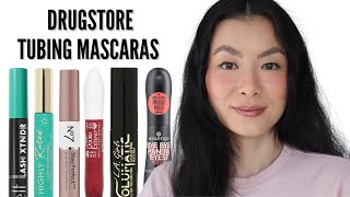 Drugstore Tubing Mascaras Review BEST vs WORST [upl. by Plume]