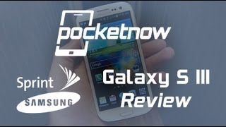 Samsung Galaxy S III Review Sprint  Pocketnow [upl. by Ned301]