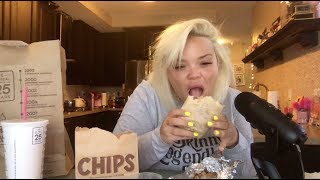 CHIPOTLE ASMR MUKBANG EATING SHOW [upl. by Areek175]