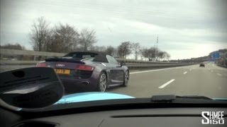 EPIC 191MPH FLYBY QuickSilver R8 V10 Spyder [upl. by Mullen326]