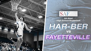 2024 HarBer High School Basketball  HarBer vs Fayetteville [upl. by Aronoel]