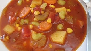 VEGETABLE SOUP  How to make simple Basic VEGETABLE SOUP Recipe [upl. by Fidellia]