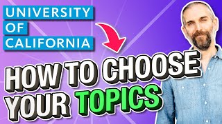 How to Write Great UC Personal Insight Questions  Essays CRASH COURSE [upl. by Odlo]