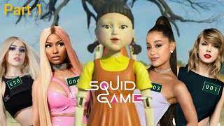 Celebrities in Squid Game  part 1   inspired by VanityLessons MoonlightEdits and more [upl. by Iiette315]