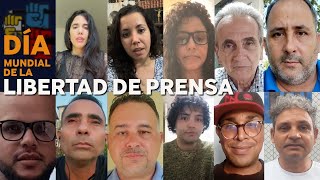 Hablan PERIODISTAS cubanos en el Día de la LIBERTAD de PRENSA [upl. by Wie]