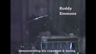 Steel Guitar talk Buddy Emmons about his copedent and tuning procedure [upl. by Nadine]