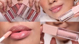 Maybelline Lifter Gloss Lip Swatch on Light Medium skintone [upl. by Maxim]