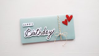 Beautiful Birthday Card Making  DIY Birthday Card Ideas  Dinesh Arts [upl. by Dnomder516]