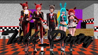 【MMD】Talk Dirty FNAF rework Motion DL [upl. by Aicilf]