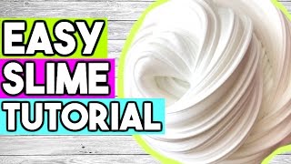 How to Make SLIME for Beginners Best EASY Way to Make Slime [upl. by Sabian]