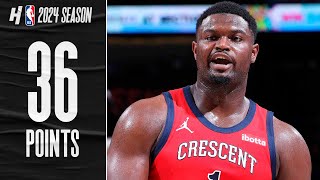 Zion Williamson 36 PTS on 1317 FG vs Timberwolves 🔥 FULL Highlights [upl. by Nrevel]