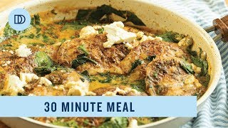 Chicken in a Creamy Spinach amp Feta Sauce [upl. by Aylmer]