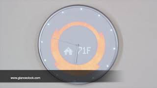 Glance clock the smart wall clock that tells you more than just the time [upl. by Aivatnwahs]