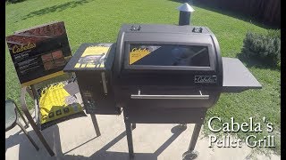 NEW  Cabelas Pellet Grill Review w Window [upl. by Neirad]