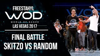 Skitzo vs Random  Freestahyl  FrontRow  World of Dance Las Vegas 2017  WODLV17 [upl. by Dewayne]