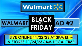 WALMART BLACK FRIDAY AD 2 112223  112423 [upl. by Mart]