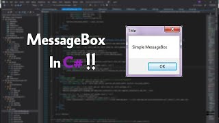 Using MessageBox In C VisualStudio [upl. by Chev]