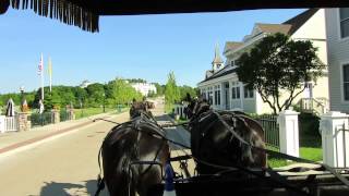 Carriage Ride Mackinac Island MI [upl. by Thurstan128]